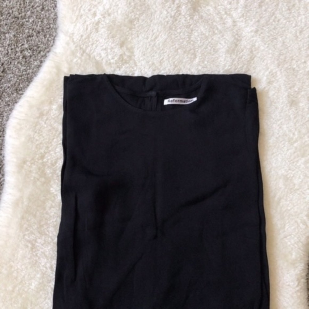 ❌❌❌SOLD ❌❌❌Sale🌈Reformation Gavin Midi Dress - Black - Picture 7 of 10